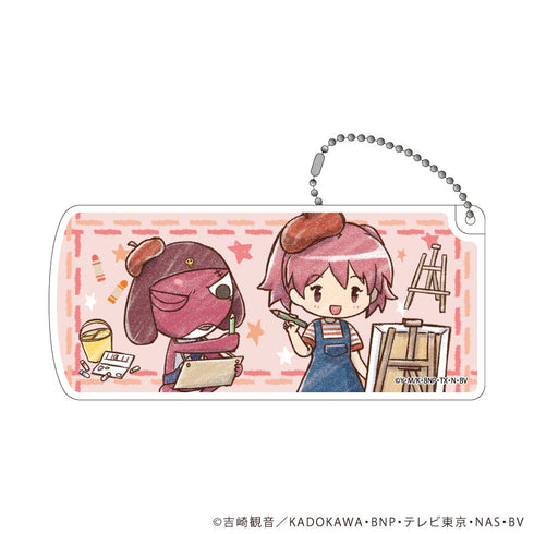 『ケロロ軍曹』スライド式小物ケース02/ギロロ&夏美 お絵描きver.(グラフアートイラスト)